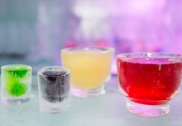 Adult Entry to Minus 5 ICE BAR Queenstown incl. One Cocktail - Options for Two Cocktails & Option for Family Entry - Available before 7pm, 7 Days a Week.