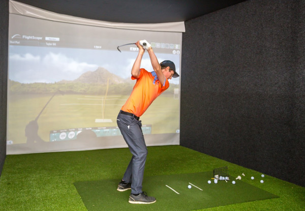$50 for One-Hour (Approx. 9 Holes) of Virtually Simulated Golf for Four People, or $60 for Two-Hours (Approx. 18 Holes)