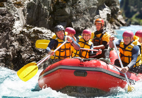 $95 for a Hanmer Springs Guided Rafting Experience for an Adult or $59 for a Child (value up to $169)