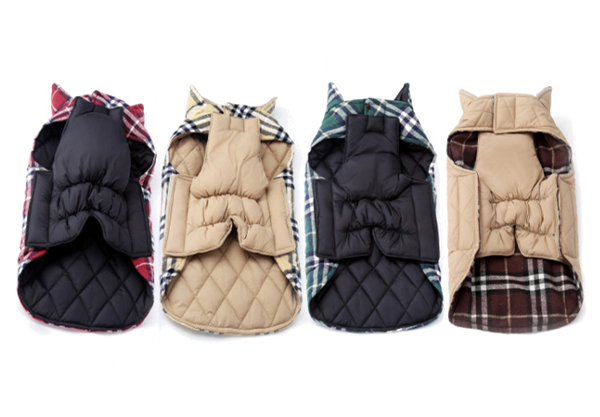 Winter Reversible Warm Dog Jacket - Available in Four Colours & Seven Sizes
