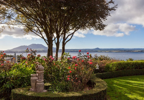 One-Night Five-Star Luxury Taupo Escape in a Veranda Lake-View Suite for Two People incl. Breakfast, Three-Course Fine Dining Dinner, Bottle of Bubbles, Welcome Cheese Platter & Speciality Chocolates - Option for Two-Nights - Valid from 1st May 2024