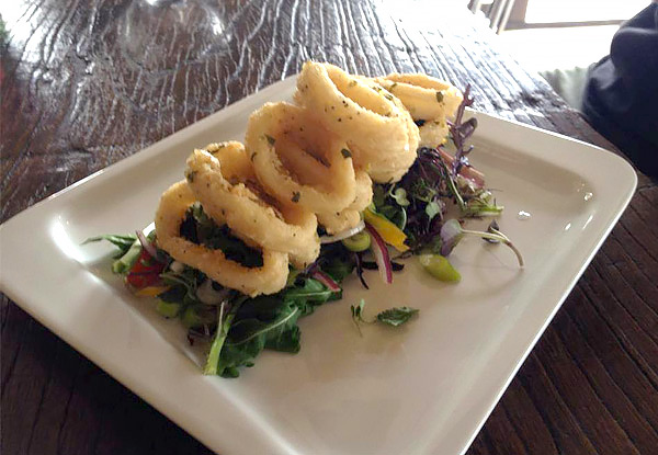 $36 for a Salt & Pepper Squid Platter for Two  & a Bottle of Sauvignon Blanc (value up to $70)