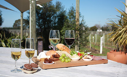 $33 for a Hawkes Ridge Food & Wine Experience for Two incl. Platter, Sweet Treat, Glass of Wine Each & a Bottle of Olive Oil to Take Home (value up to $70)