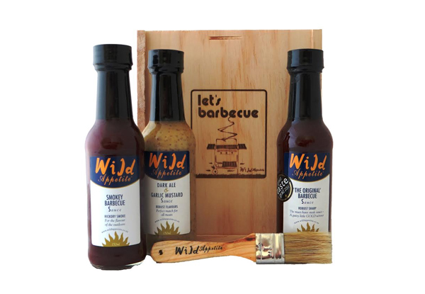 $24 for a Wild Appetite Let's BBQ Pack & Wooden Box (value $39.99)
