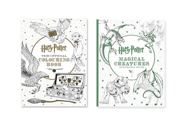$19.99 for a Copy of the New Harry Potter Magical Creatures Colouring Book or The Official Adult Colouring Book