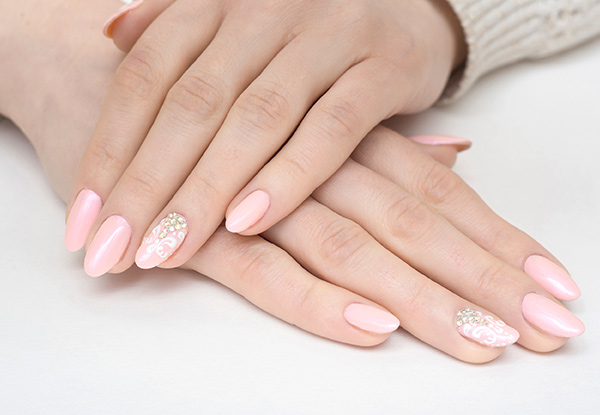 $25 for a Professional Manicure with Gel Polish & Two Nail Art Nails, or $30 for a Full Set of Acrylic Nails with One Backfill