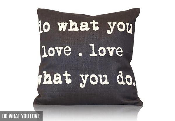 $19.99 for a Quality Cushion Cover & Inner - Available in Five Designs