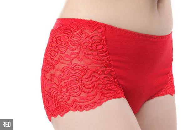 $20 for a Six-Pack of Women's Lace Underwear