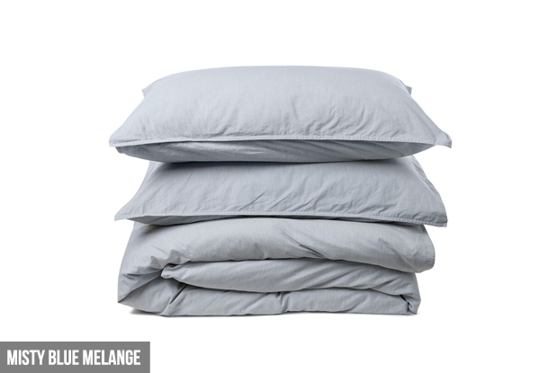 From $69.95 for a Canningvale Vintage Softwash Cotton Duvet Cover Set or $39.95 for Two European Pillowcases – Including Nationwide Delivery