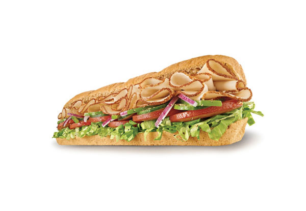 $6 for any Six Inch Sub or $9 for a Foot Long Sub