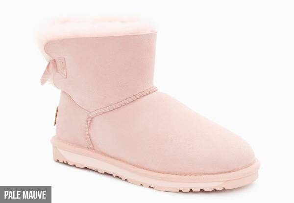 Ugg Water-Resistant Classic Mini Bailey Bow Boots - Fives Colours & Seven Sizes Available