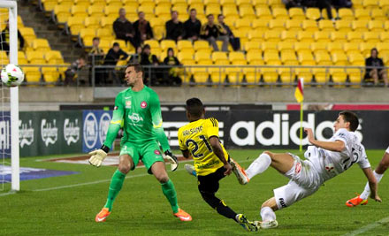 $10 for One Adult General Admission Ticket or $2 for One Child to Wellington Phoenix vs Newcastle Jets at Westpac Stadium - Sunday 11th October, 7.00pm