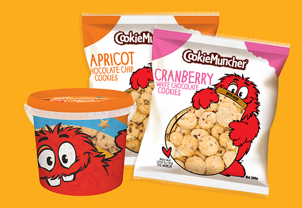 $30 for Two 500g Bags of Cookie Time Bites & a 275g Bucket of Cookies incl. Nationwide Delivery