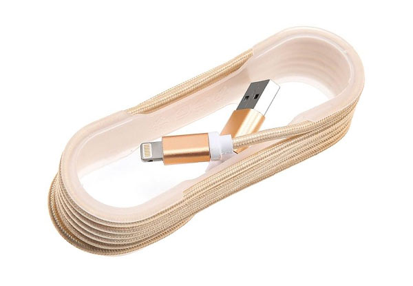 $10 for a 1.5m 8-Pin USB High Speed Charge Cable for iPhone - Three Colours with Free Shipping
