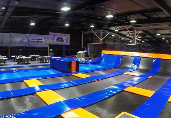 $17 for One-Hour Indoor Tramp Park Entry for Two People (value up to $34)