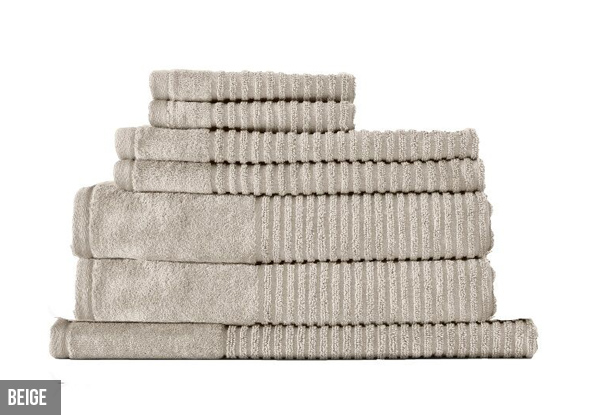 $59 for a Renee Taylor Aspiree 650gsm Seven-Piece Towel Set or $109 for Two Sets - Seven Colours Available (value up to $275.30)