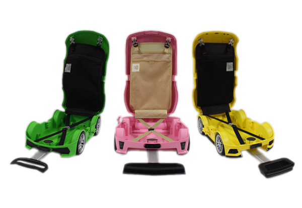 $69 for an Officially Licensed Chevrolet,  Lamborghini or Mustang Kids' Travel Suitcase