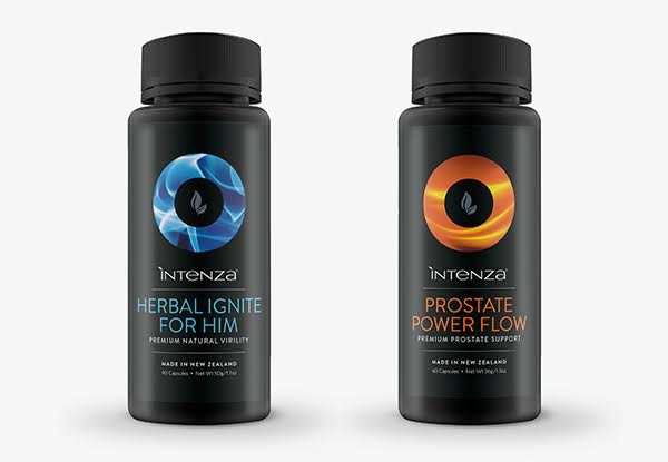 $101 for a Two-Bottle Combo of Herbal Ignite for Men & Prostate PowerFlow (value $203)