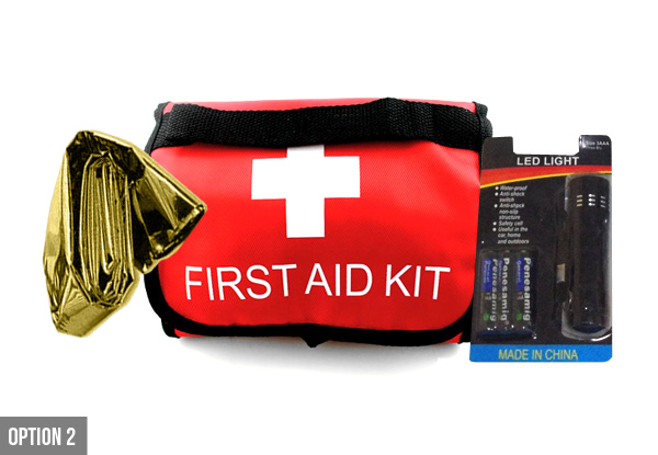$20 for a 40-Piece First Aid Kit with an LED Torch, or from $24 for a Range of First Aid Kits with Accessories