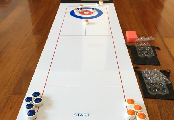 $27.90 for a Tabletop Curling Game Set