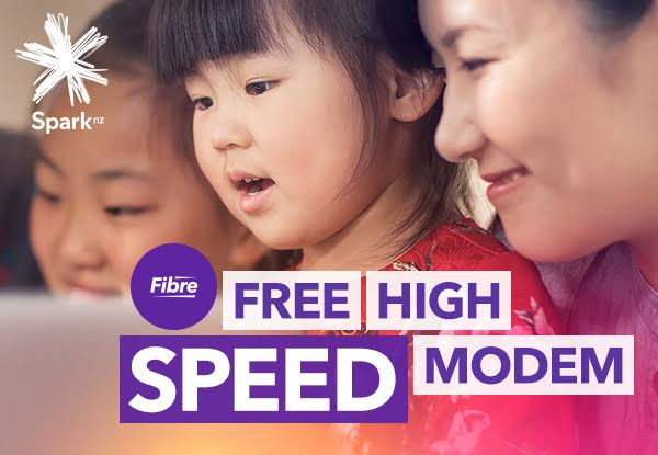 Get Unlimited Data Spark Fibre 100 at the same price as Spark Fibre 30 for 12 Months – With Bonus $50 GrabOne Credit & much more. See if you can get Fibre at spark.co.nz/getfibre