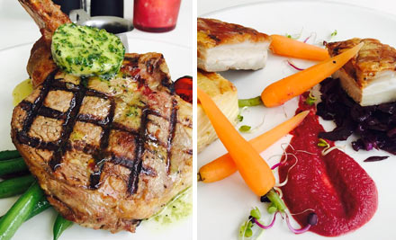 $69 for a Three-Course Waterfront Dinner for Two People (value up to $129)