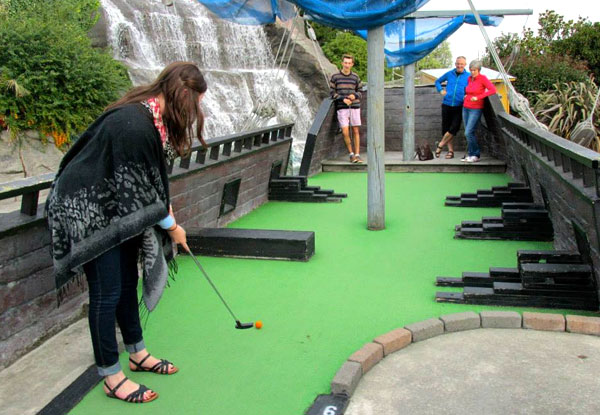 $6 for 18 Holes of Mini Golf at Pirate's Island Adventure Golf (value $12)