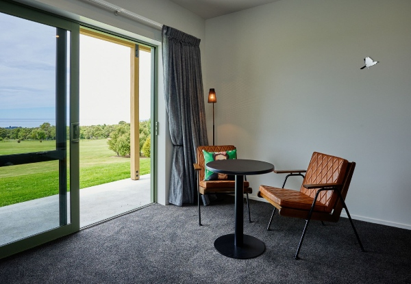Two-Night Kaikoura Winter Golfing Retreat in an Executive Suite for Two incl. In-Room Continental Breakfast, Unlimited Green Fees, Golf Cart for 9-Holes Per Day, WIFI & On-Site Parking - Valid from 1st May 2024