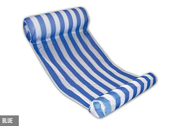 $19.99 for a Floating Pool Hammock Available in Two Colours