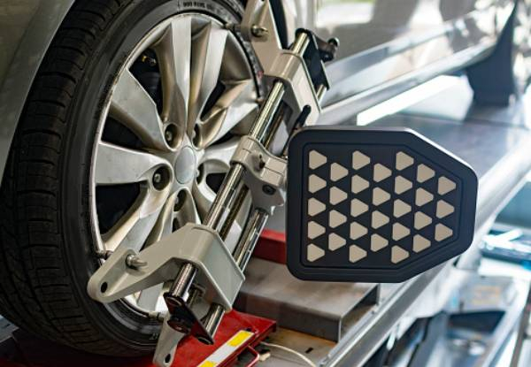 Wheel Alignment & Battery Check - Option to incl. Tyre Rotation & Balancing - Valid for Blenheim Road Location Only