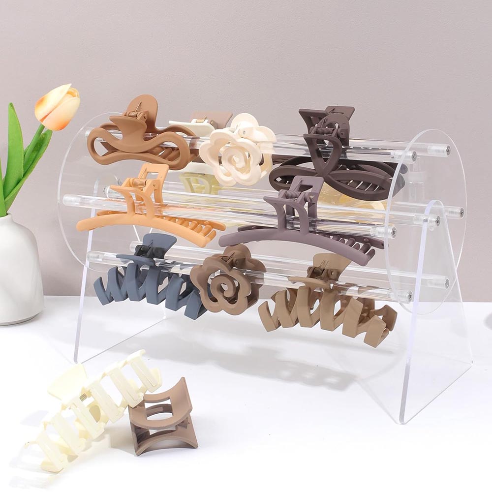 Hair Claw Clip Organiser - Option for Two Layers