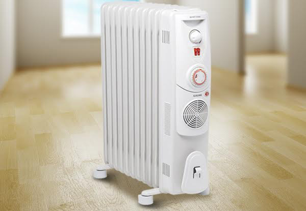 $99.99 for a Goldair 11 Fin Oil Column Heater with Ceramic Fan (value $249)