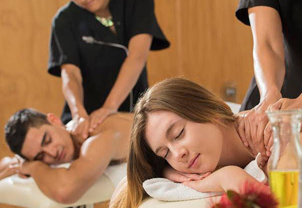 $169 for a Wai Ora Delight Package for Two incl. a 30-Minute Massage, Wai Ora Water Experiences, Welcome Drink & a Mokoia Shared Lunch for Two (value up to $282)