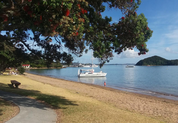 $45 for One Person on a Two-Hour Sundowner Evening Cruise or $90 for an Island Hopper Day Sailing Adventure in the Bay of Islands - Options for Two People (value up to $240)