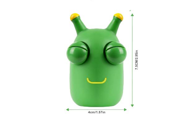 Two-Pack Popping Out Eyes Caterpillar Toy