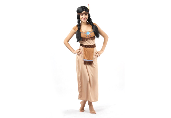 $20 for a Native American Woman Costume – Pick up from Nine Locations