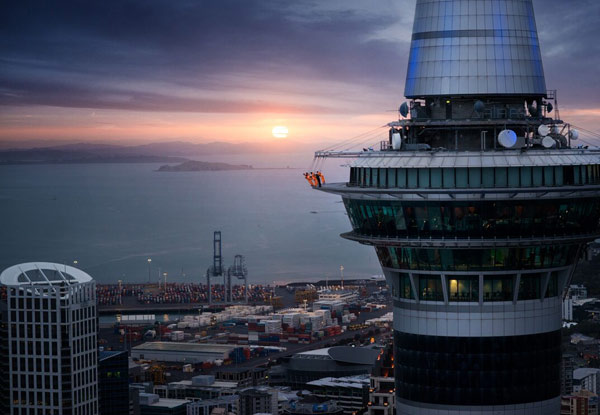 $75 for a SkyWalk Experience at the Top of the Sky Tower (value up to $145)