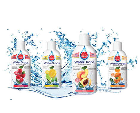 $29 for a Mixed Box of Nine Bottles (45ml) of WaterDrops Flavour Enhancing Drops
