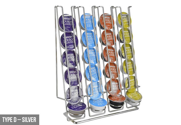 From $9.90 for a Coffee Capsule Holder – Six Designs Available