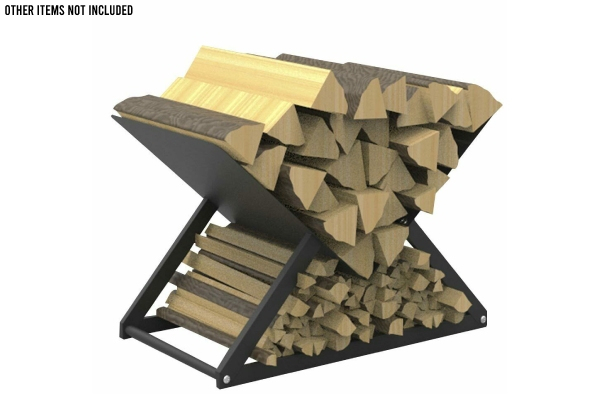 X-Shaped Firewood Log Holder