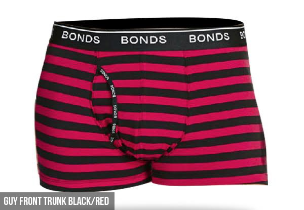 $19.99 for a Three Pack of Bonds Trunks for Men Available in Four Styles (value $86.70)