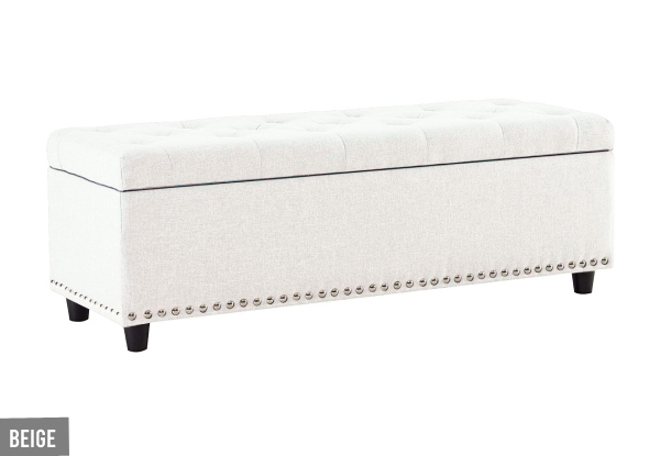 Pre-Order Toby Ottoman Storage Bench - Three Colours Available