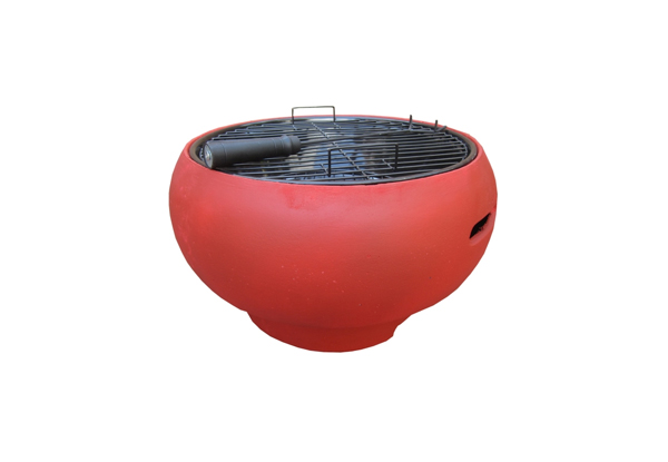 $120 for a Portable Charcoal BBQ in Red, Black, or Green