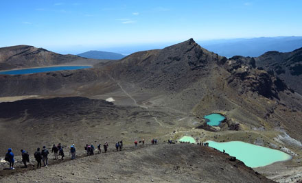 $359 for a Two-Night Tongariro Crossing Package for Two incl. Spa Pool, Return Transfer to the Tongariro Crossing & More