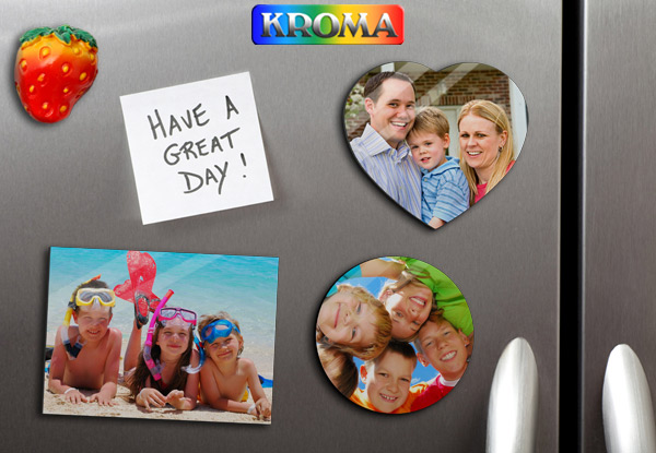 From $9 for Personalised Photo Magnets in Various Shapes incl. Nationwide Delivery