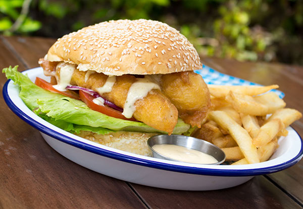$10 for Two Gourmet Burgers for Lunch (value up to $20)