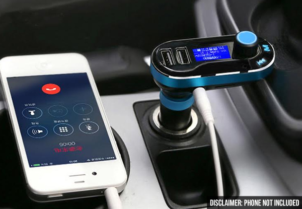 $19 for a Bluetooth Handsfree Car Kit with Smart Charging Available in Three Options