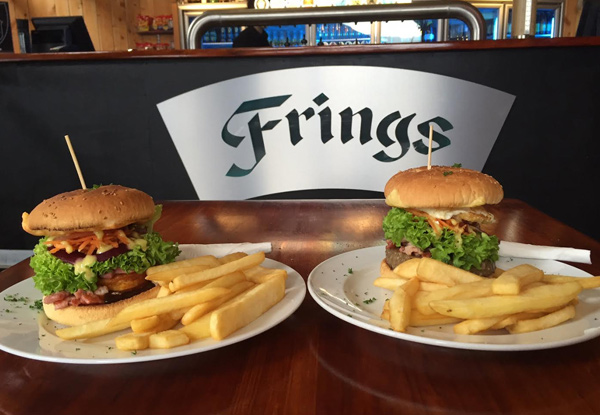 $20 for Burgers with Fries for Two People or $40 for Four People
