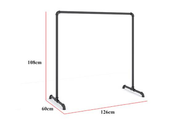 Industrial Pipe Garment Rack - Three Sizes Available