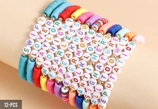 Polymer Clay Beads Friendship Bracelet - Three Options Available